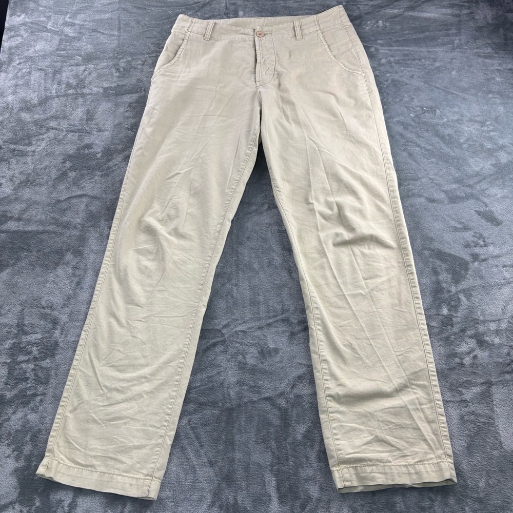 Perks and Mini P.A.M Pant Men S Khaki Cotton Minimal Designer Japan Streetwear